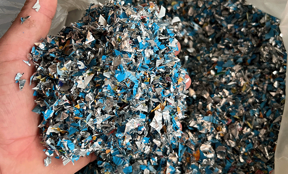 shredding of plastic